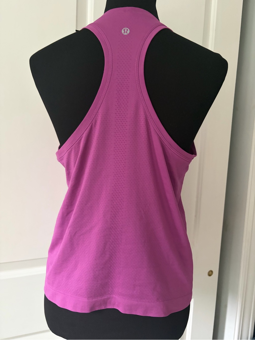 lululemon athletica Swiftly Crop Pink Racerback Tank Top